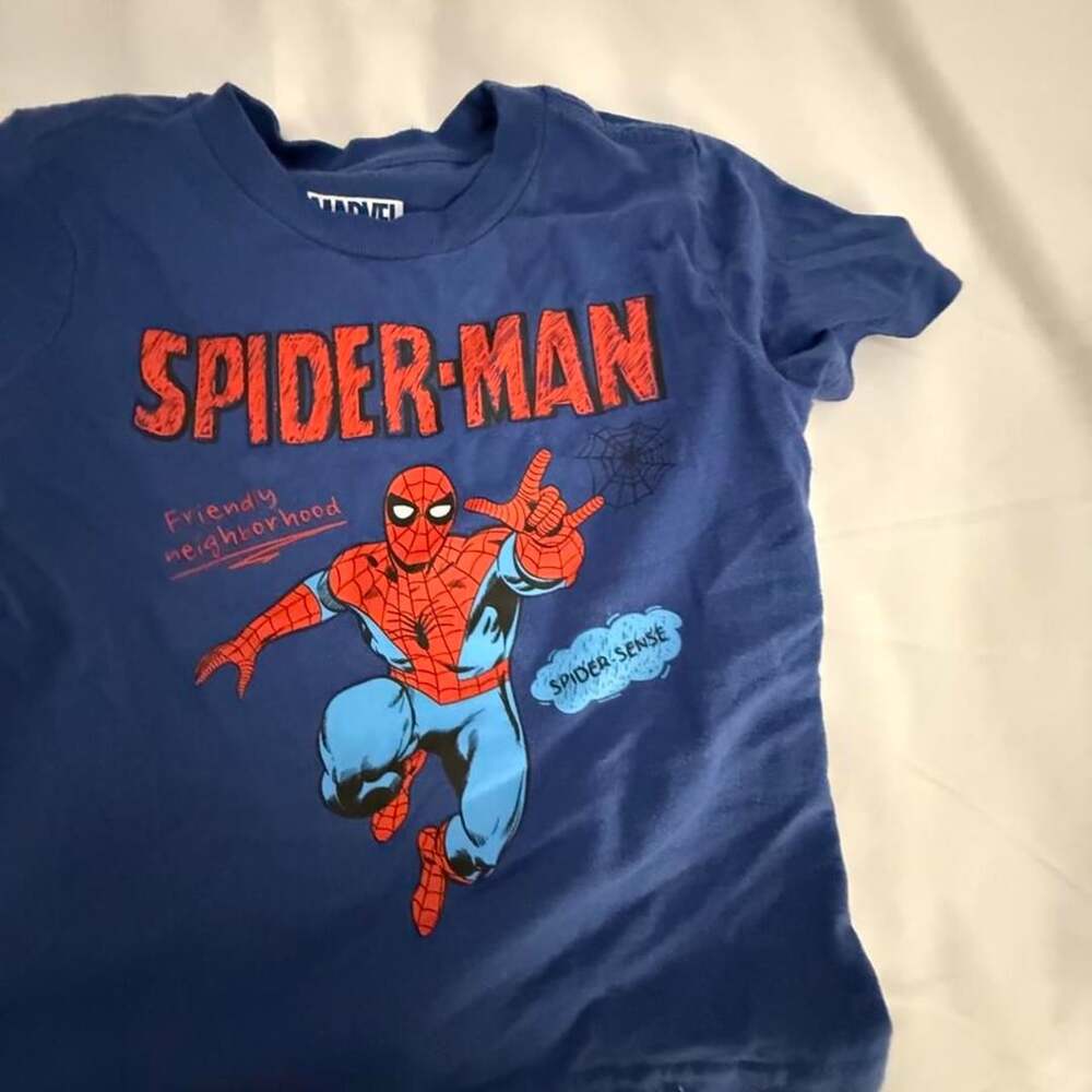 Marvel Spider-Man Graphic T-Shirt Size 3T Blue Friendly Neighborhood